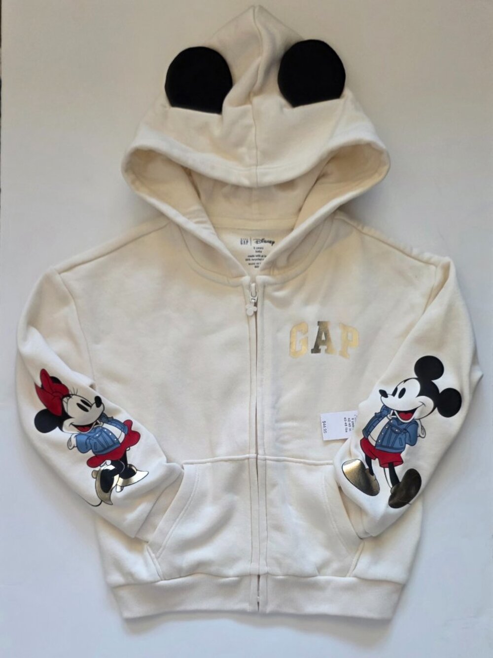NWT Gap x Disney mickey and Minnie zip up jacket size 5